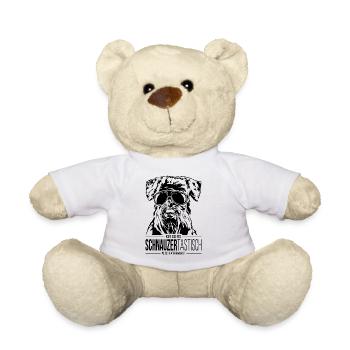 SCHNAUZERTASTISCH Schnauzer Hundespruch Hunde - Teddy - Weiß - Vorne