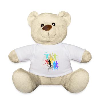 Ball and ball sport - Teddy Bear - white - Front