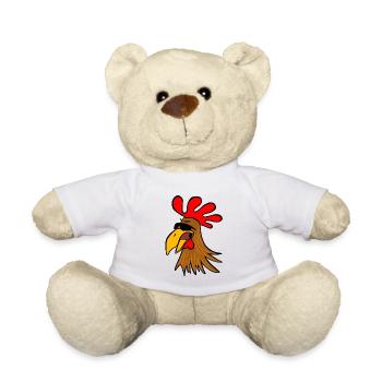 Cool rooster - Teddy - Weiß - Vorne