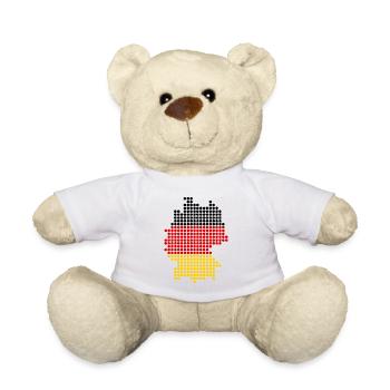 Germany - Teddy Bear - white - Front