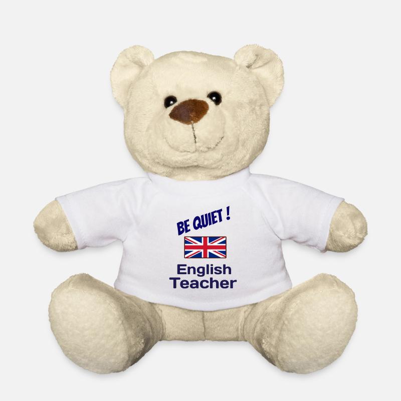 Idée cadeau prof d'anglais - Nounours - blanc