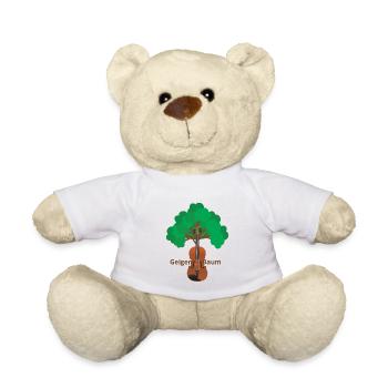 Arbre à violon - Nounours - blanc - Devant