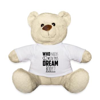Qui a besoin de fesses avec ce corps de rêve ? - Nounours - blanc - Devant