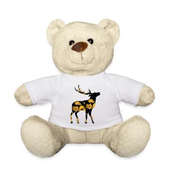Hirsch - Teddy - Weiß - Vorne