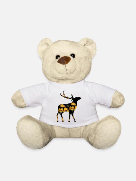 Hirsch - Teddy - Weiß