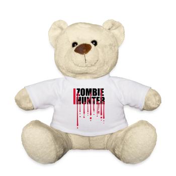 zombie hunter Halloween Zitat - Teddy - Weiß - Vorne