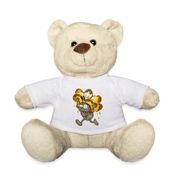 Fourmi ouvrière zombie - Nounours - blanc - Devant