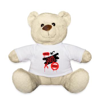 Berlin NÖ Kölln - Cooles Statement Shirt Berlin - Teddy - Weiß - Vorne