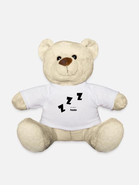 sleepingg - Teddy Bear - white