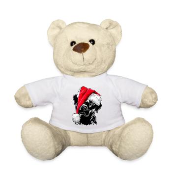Père Noël LABRADOR Chiens de Noël Labbi Wilsigns - Nounours - blanc - Devant