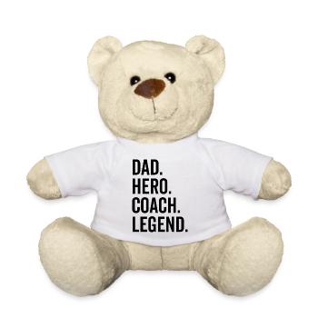 Papa Héros Coach Légende - Nounours - blanc - Devant