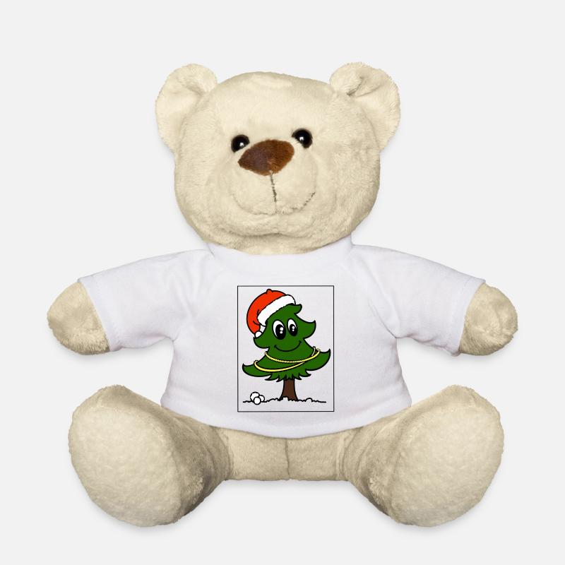 Weihnachtsbaum - Teddy - Weiß
