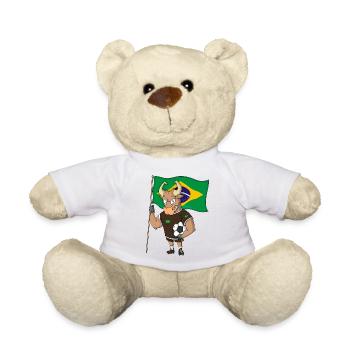 Taurus Fan Brésil - Nounours - blanc - Devant