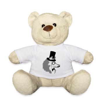 Sir Wolf Gentlemen Cylindre - Nounours - blanc - Devant