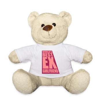 World's Best Ex Girlfriend - Teddy Bear - white - Front
