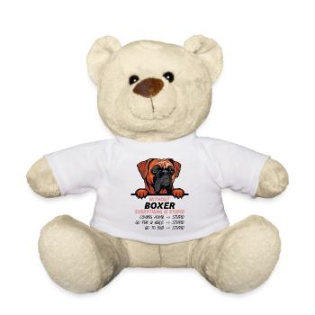 Ohne Boxer ist alles doof - Teddy - Weiß - Vorne
