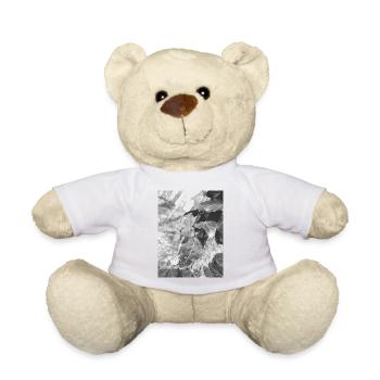 Forêt de plantes naturelles de lierre - Nounours - blanc - Devant