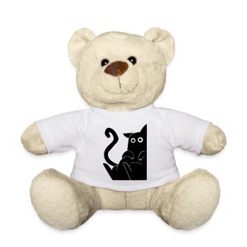 Geometry Cat 2 - Teddy Bear - white - Front