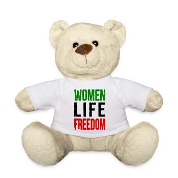 Women life freedom - Nounours - blanc - Devant