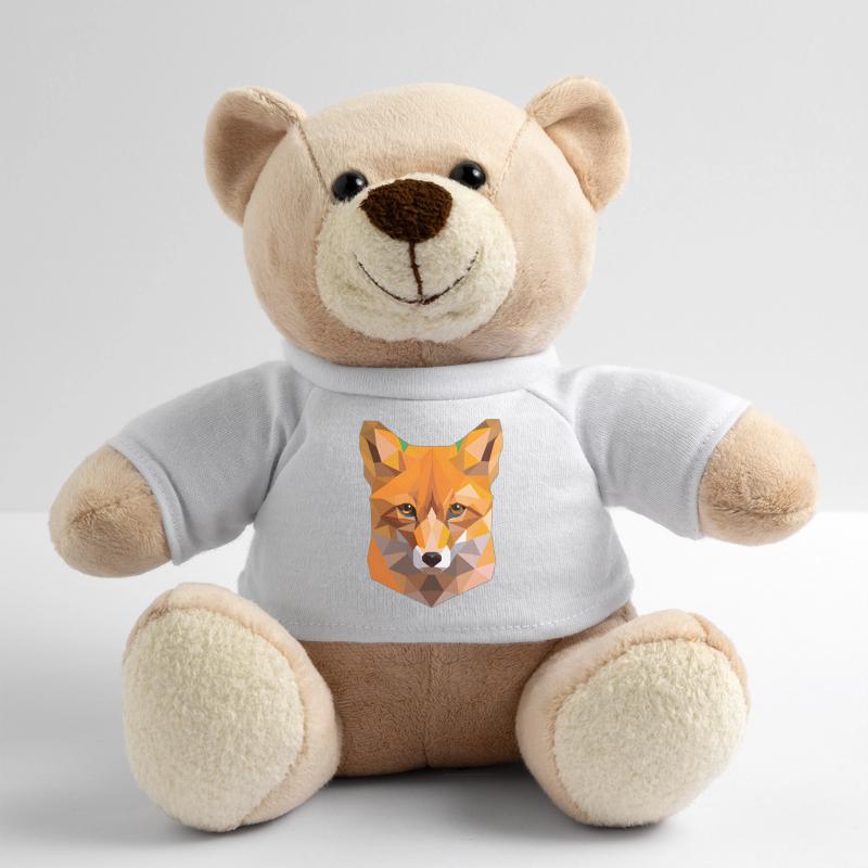 Abstract Polygon Fox Teddy Bear