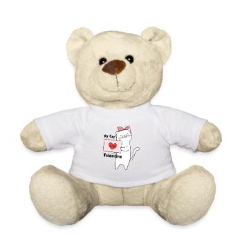 my cat ist my - Teddy - Weiß - Vorne