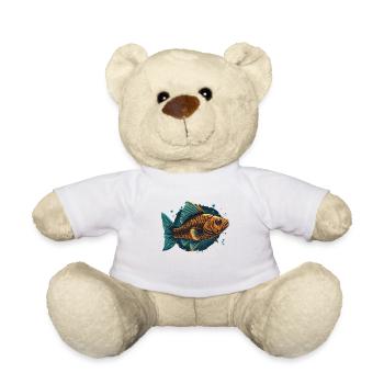 Water Fish - Teddy Bear - white - Front