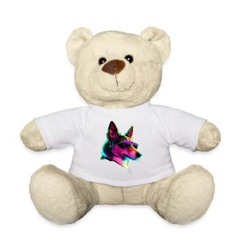 Basenji Dogs Basenjis - Teddy Bear - white - Front