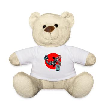 Japan Koi Karpfen Fisch Wasserteich Asiatisch Japanisch - Teddy - Weiß - Vorne