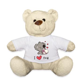 Koala I love you - Nounours - blanc - Devant