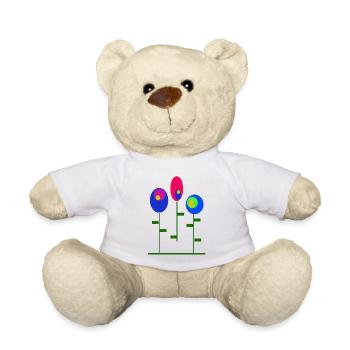 Iza Fabian Retro Style, Shop, Damen, Baby, Kinder - Teddy - Weiß - Vorne