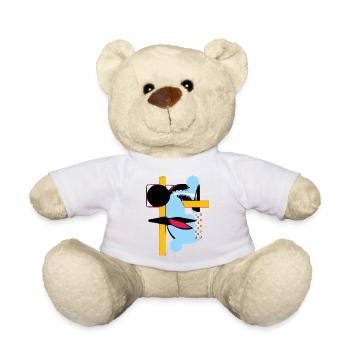 Un monde abstrait - Nounours - blanc - Devant