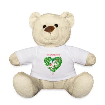 Ich liebe jemanden, der CP hat - Teddy - Weiß - Vorne