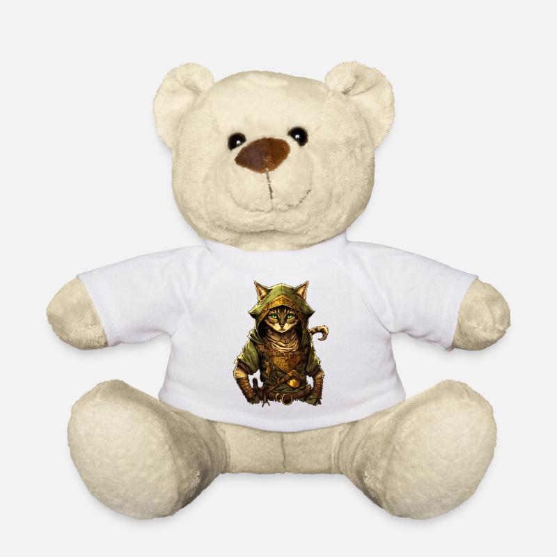 Link chat - Nounours - blanc