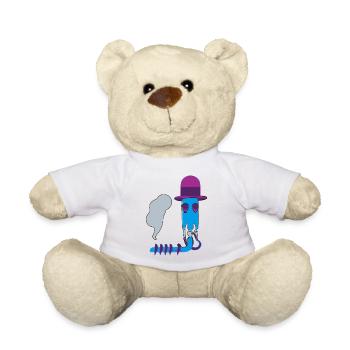 Unwirkliche Gasmaske - Teddy - Weiß - Vorne