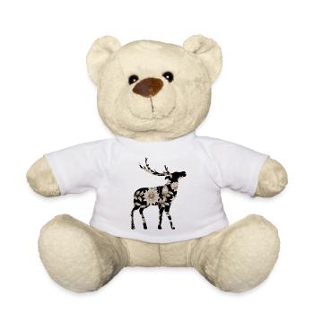 Deer - Teddy Bear - white - Front