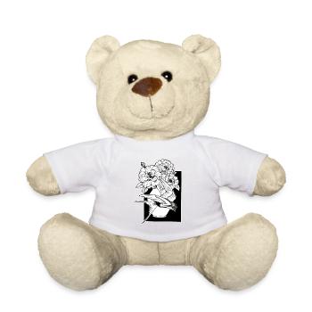 Schwalben Blumenstrauß 2 - Teddy - Weiß - Vorne