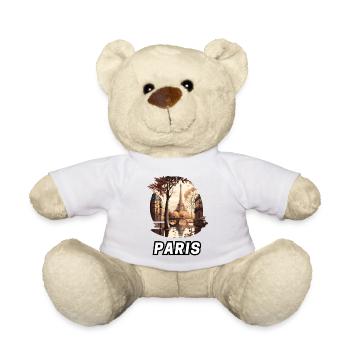 Paris - Nounours - blanc - Devant