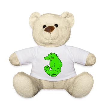 strong crocodile - Teddy - Weiß - Vorne