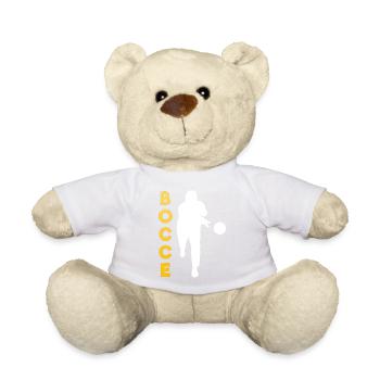 Bocce Bocci Colorful Balls Player I Gift - Teddy Bear - white - Front