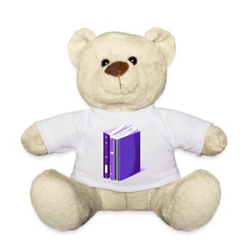 Reader Book Lovers Book Read Books Gift - Teddy Bear - white - Front