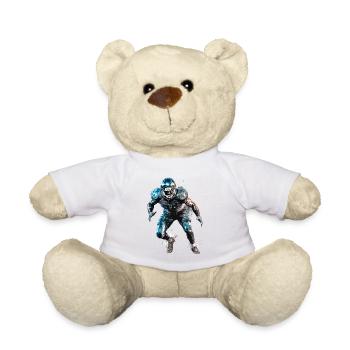 Joueur de football américain USA Sport Splash - Nounours - blanc - Devant