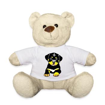Rottweiler Chien Rottweiler Puppy Puppy Dogs - Nounours - blanc - Devant