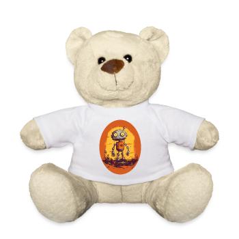 Robot - Teddy - Weiß - Vorne