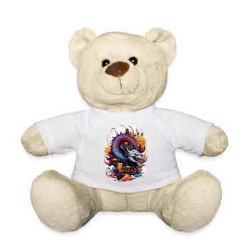 Majestic Dragon - Lord of the Skies - Teddy Bear - white - Front