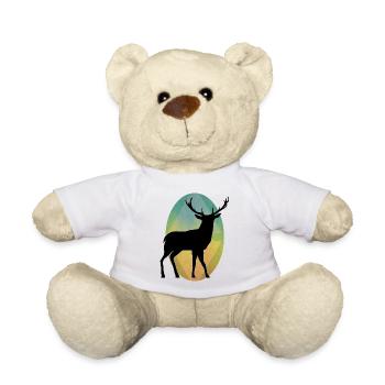 Cerf - Nounours - blanc - Devant