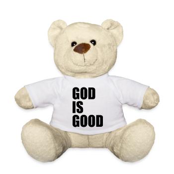 God is good - Nounours - blanc - Devant