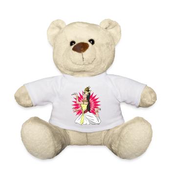 Cambodia Tradition Dance Khmer Apsara I Gift - Teddy Bear - white - Front