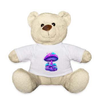 magic mushroom magenta - Teddy - Weiß - Vorne