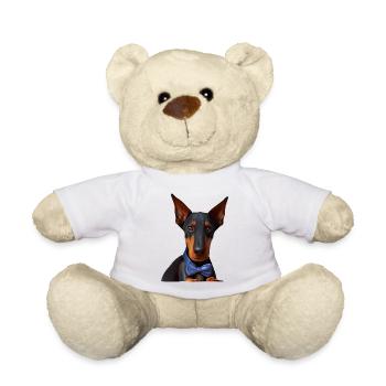 Doberman Dresseur Doberman Chien Doberman Chiot - Nounours - blanc - Devant