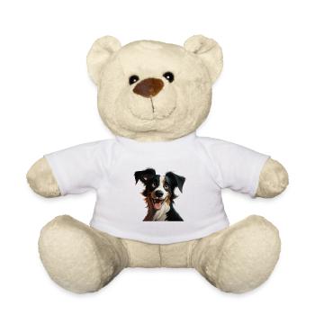 Bande dessinée Border Collie - Nounours - blanc - Devant